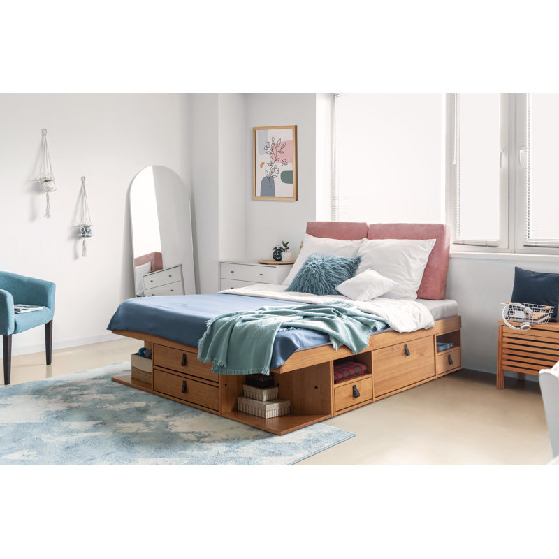 Latitude Run Pharr Low Profile Storage Platform Bed Reviews Wayfair
